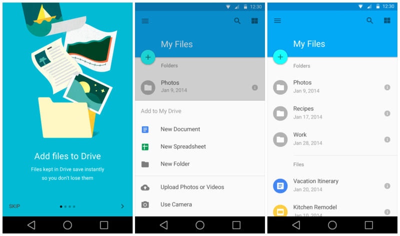 Android-L-Google-Drive-Material