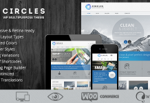 Circles 視網膜多用途 WordPress 主題