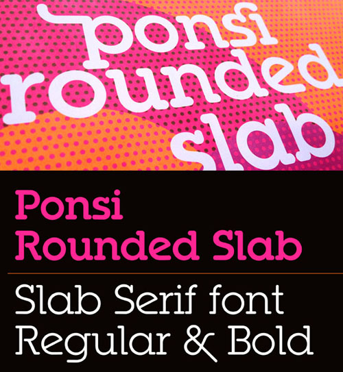 Ponsi Rounded Slab Free Fonts