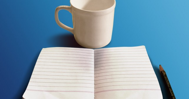 Sketchbook And Coffee Cup Mockup
