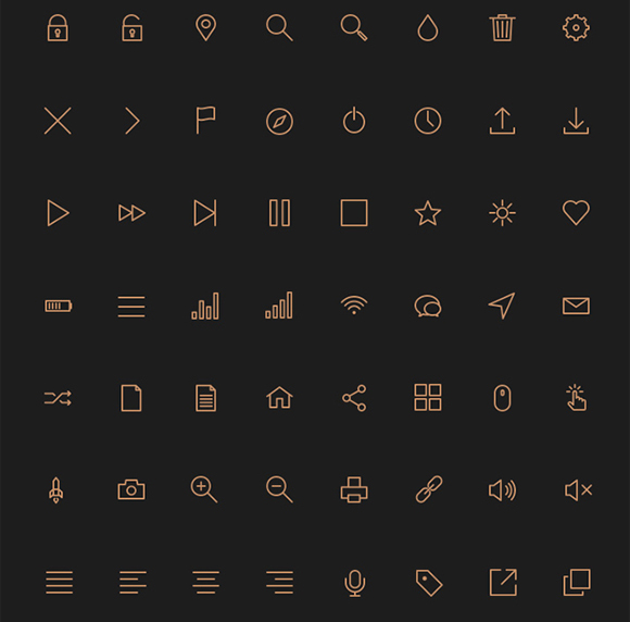 Icon Pack – PSD, AI, SVG & FONT For Free