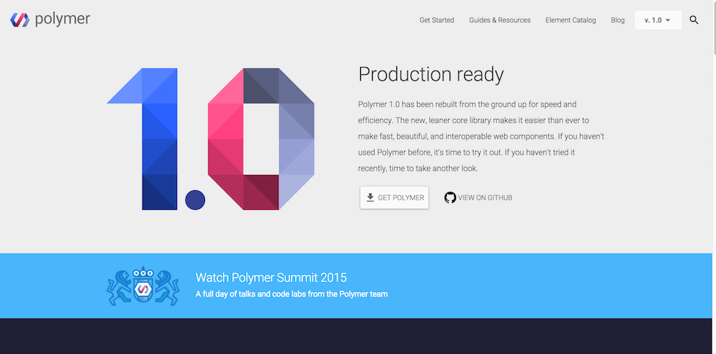 Welcome Polymer 1.0